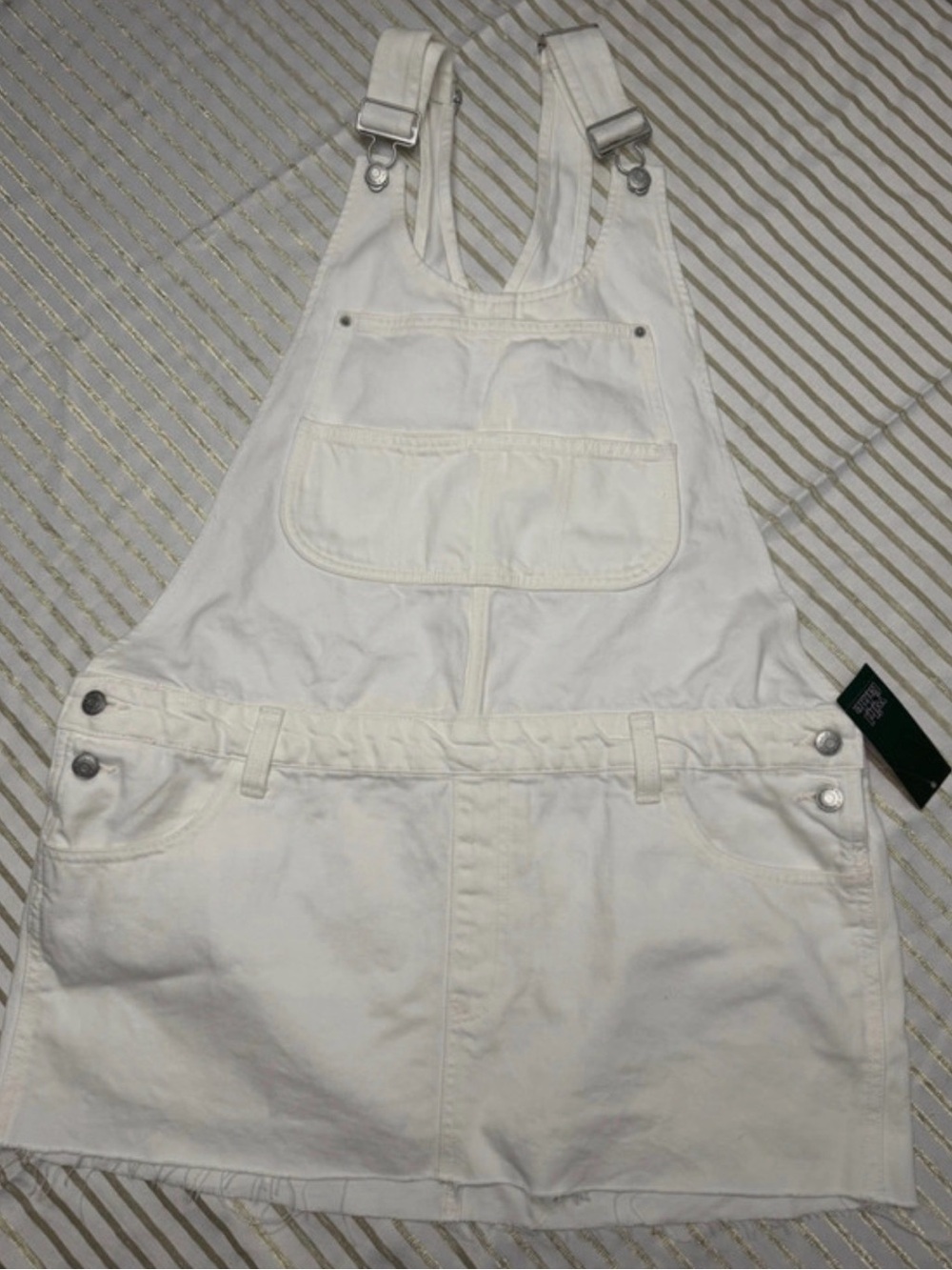 wild fable White Denim Overall Skirt